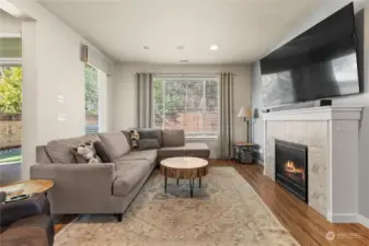 Cozy Living Room with fireplace