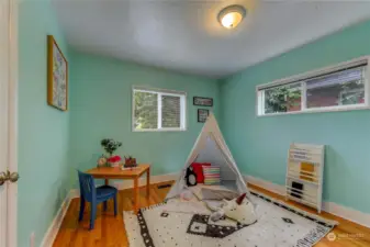 Second main level bedroom.