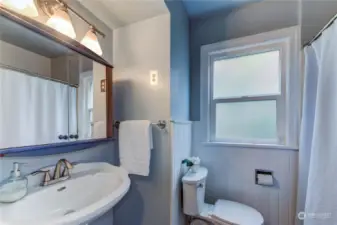 Main floor full bathroom.