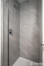 3/4 bathroom in second bedroom
