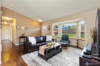 Easy flow through the one story home.