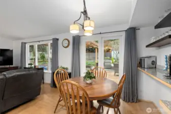 You'll love the easy access to outdoor living space!