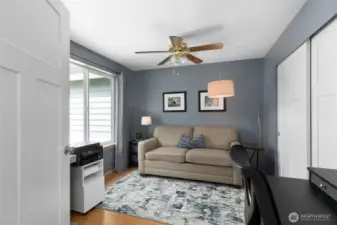 3rd bedroom currently used as den & office conveniently located off the entry foyer!