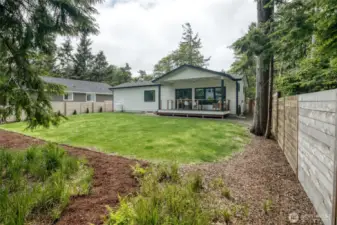 Low maintenance native landscaping