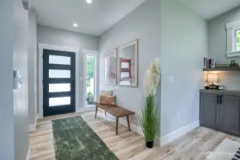 Inviting entry