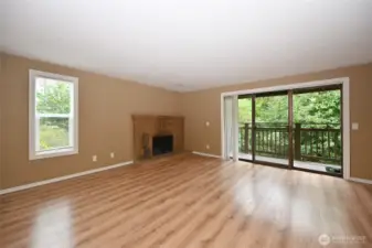 Large Living room with cozy fireplace
