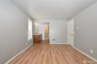 Spacious main bedroom  with ensuite