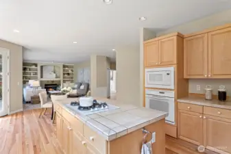 Kitchen & family room