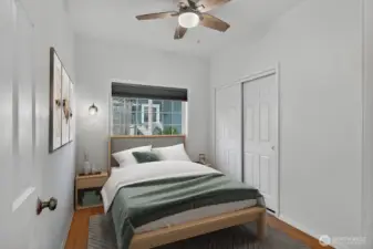 Virtually staged