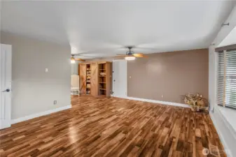 MAIN FLOOR LIVING ROOM | Your view as you enter the home.