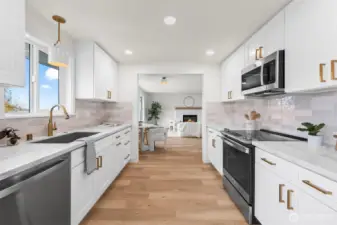 Kitchen on main floor