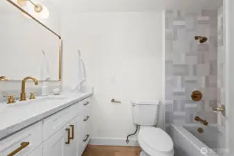 Full bath on main floor