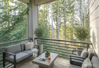 *Virtually Staged* Private rear deck