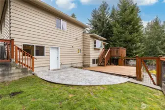 Door off the patio opens to the utility/flex room