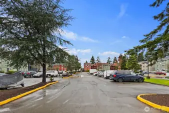 Head straight and you will see Building P ahead of you