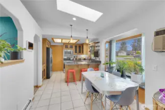 Kitchen with eating space