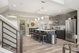 Luxe vinyl plank flooring is durable, stylish, and a breeze to clean.