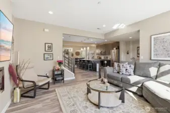 Thoughtful, open design and tall ceilings help this home to stand out from the rest.