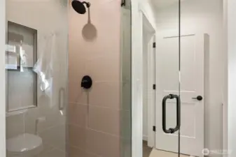 Beautiful tile shower