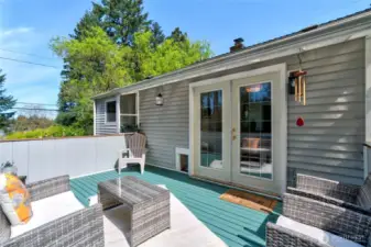 Back deck