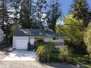 Large sunny corner lot