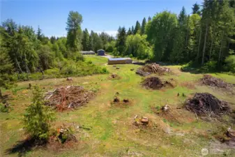 2nd parcel is completely fenced and offers a pond and room for animals or dirtbikes!