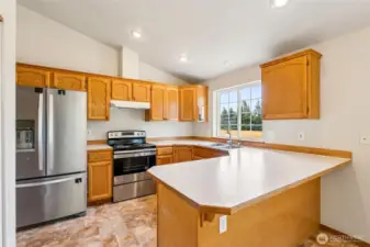 Kitchen with Eating space