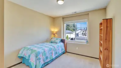 One of the 3 total bedrooms in the home.
