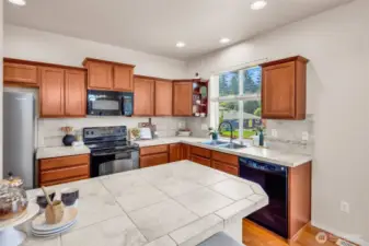 Penninsula in Kitchen