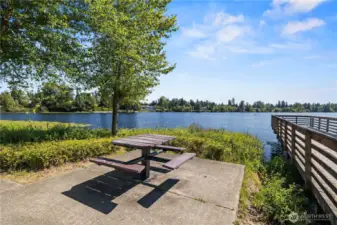Stroll around Silver Lake just steps outside your front door.