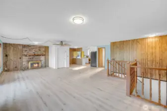 Take the stairs to explore the lower level