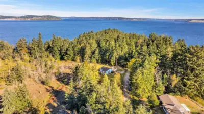 A wonderful perspective of this charming home on the island.