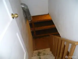 Stairway to basement