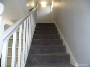 Stairway to upper level