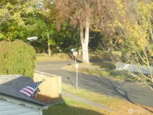 View towards lake from primary bedroom