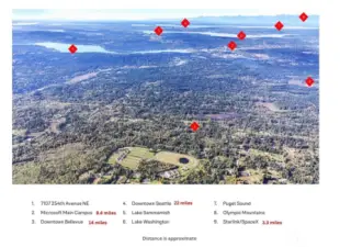 Live where calm and convenience meet. From this exclusive Redmond address, you're seamlessly connected to the heart of Bellevue and Seattle's dining, design, and boutique shopping scenes. Close proximity to the Microsoft Main Campus, SpaceX, and Starlink create quick, effortless commutes to work and innovation. Experience the arts, sports, and waterfront energy of Bellevue and Downtown Seattle-all while enjoying the privacy of a wooded, estate-scale setting.  Beyond the commute, daily life expands with Lake Sammamish, Marymoor Park, and miles of scenic trails nearby. Discover chef-driven restaurants, galleries, and local markets, along with fitness studios, tennis and pickleball courts, golf, and boutique spas. Upscale grocers, everyday conveniences, and top-rated public and private schools are all within easy reach, with quick connections to Highway 520, Interstate 405  and nearby light rail access.