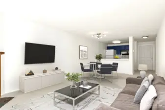 Home has been virtually staged.