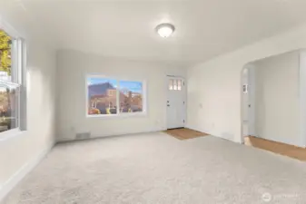 Living Room as viewed from the kitchen