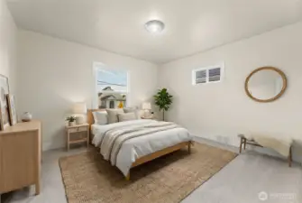 Primary Bedroom - (virtually staged)