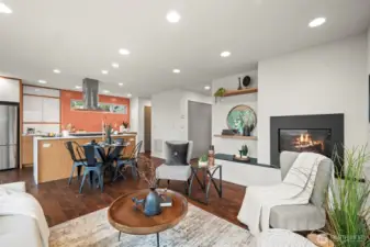 Ample closet and pantry space