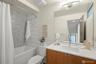 Tile full bath for guest bedrooms