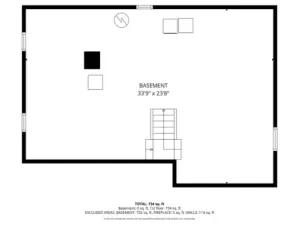 Basement - Floor plan