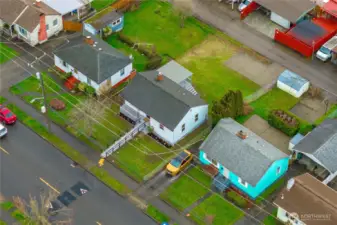 An aerial view of the 37th St. Tukwila.