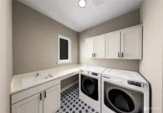 Roomy Laundry Secondary Bedroom   Example/Marketing pictures only only colors and features may vary