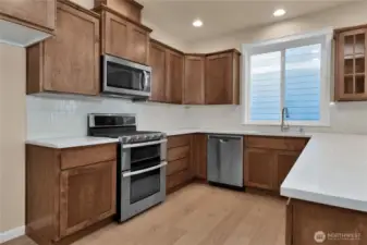 Great flow in Kitchen layout, photo from similar plan on different lot