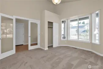 Lovely bay window in 3rd bedroom allows for plenty of natural light. Photo from similar plan on different lot for reference only