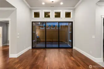 Second bedroom has been enclosed.