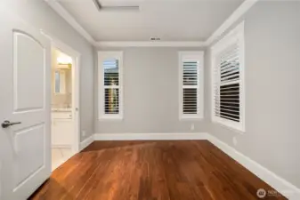 Second bedroom has now been enclosed.