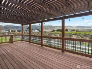 Back deck.