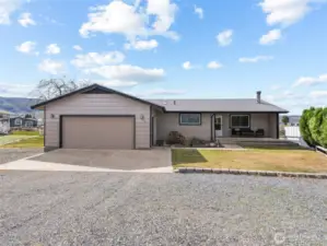 Front of home.